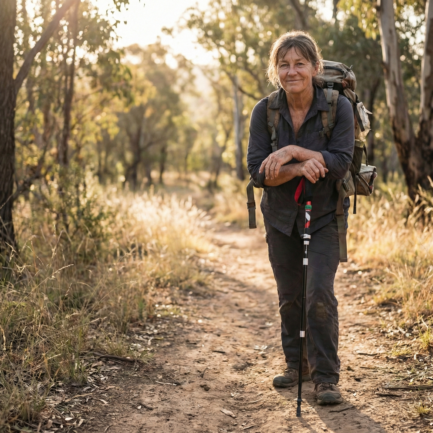 Lightweight Quick-Lock Trekking Poles (2 pieces)