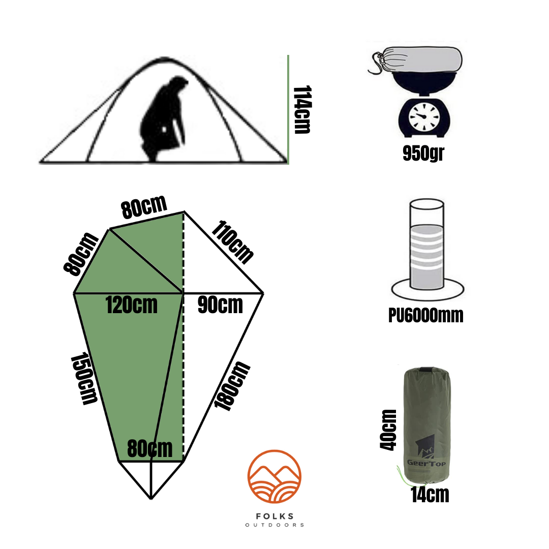 Stook Ultralight 1-Person Tent