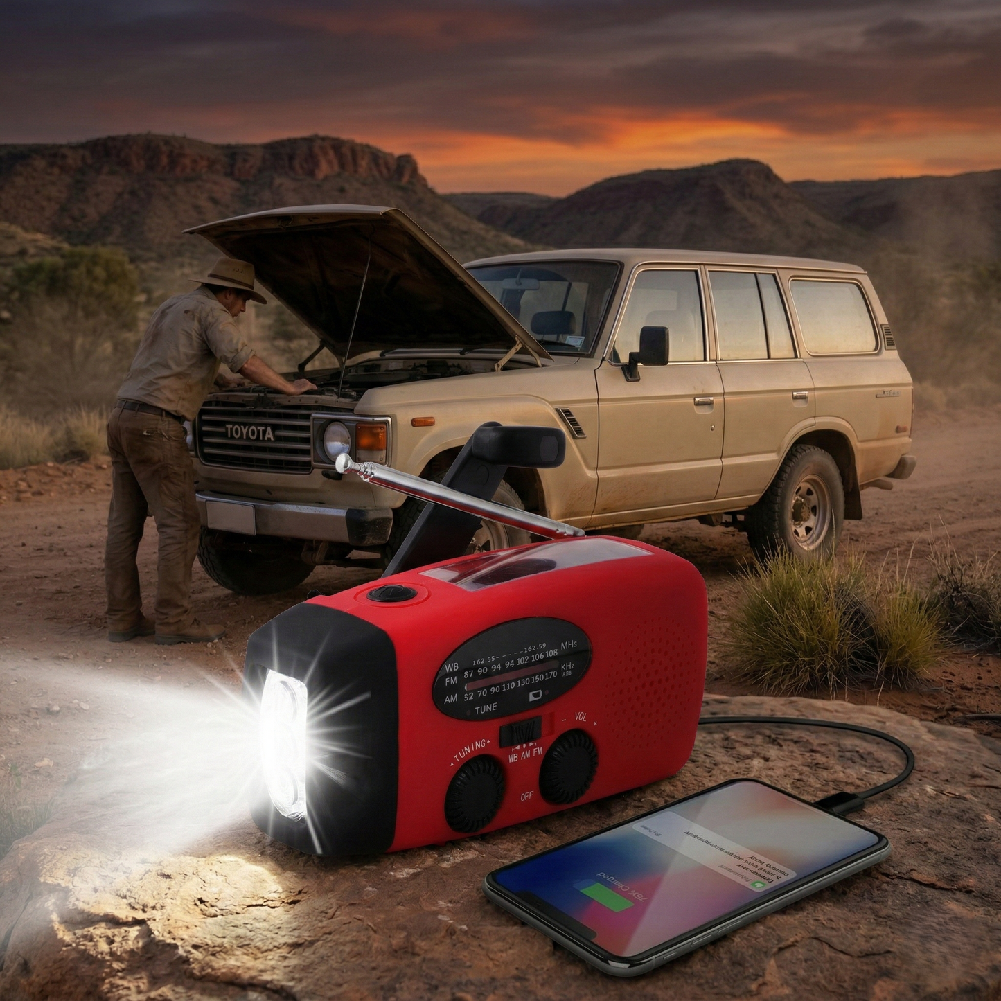 Emergency Connect Solar Radio