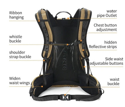 Inoxto Hiking Backpack 26L + 3L hydration system