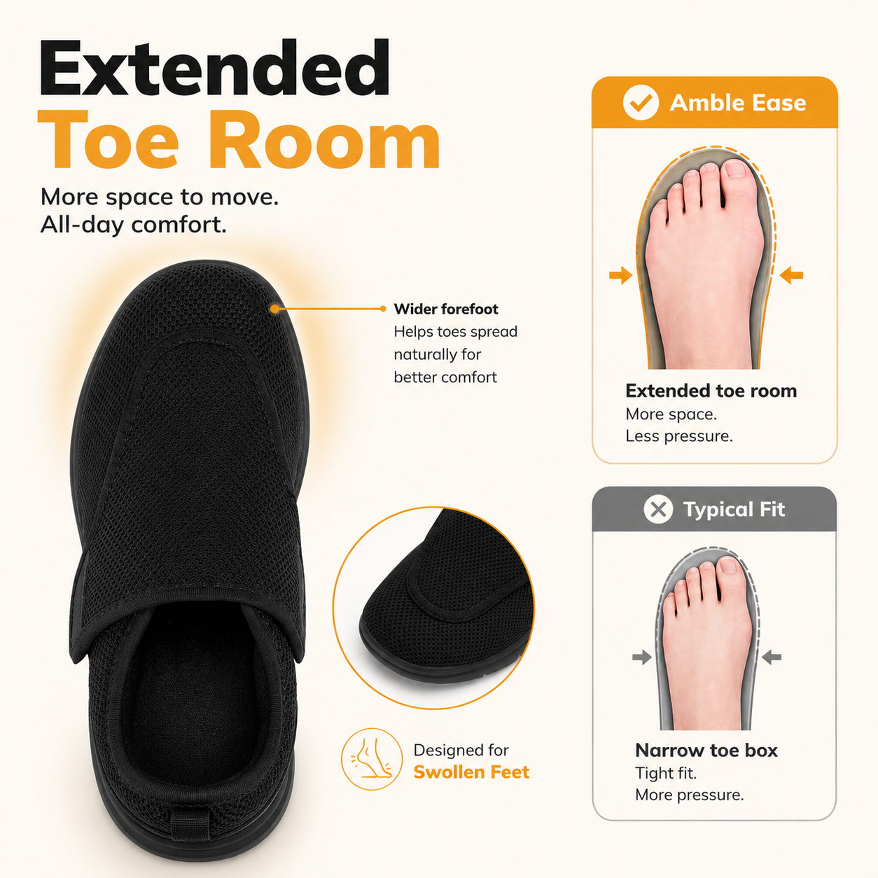 Amble Ease Walking Shoes
