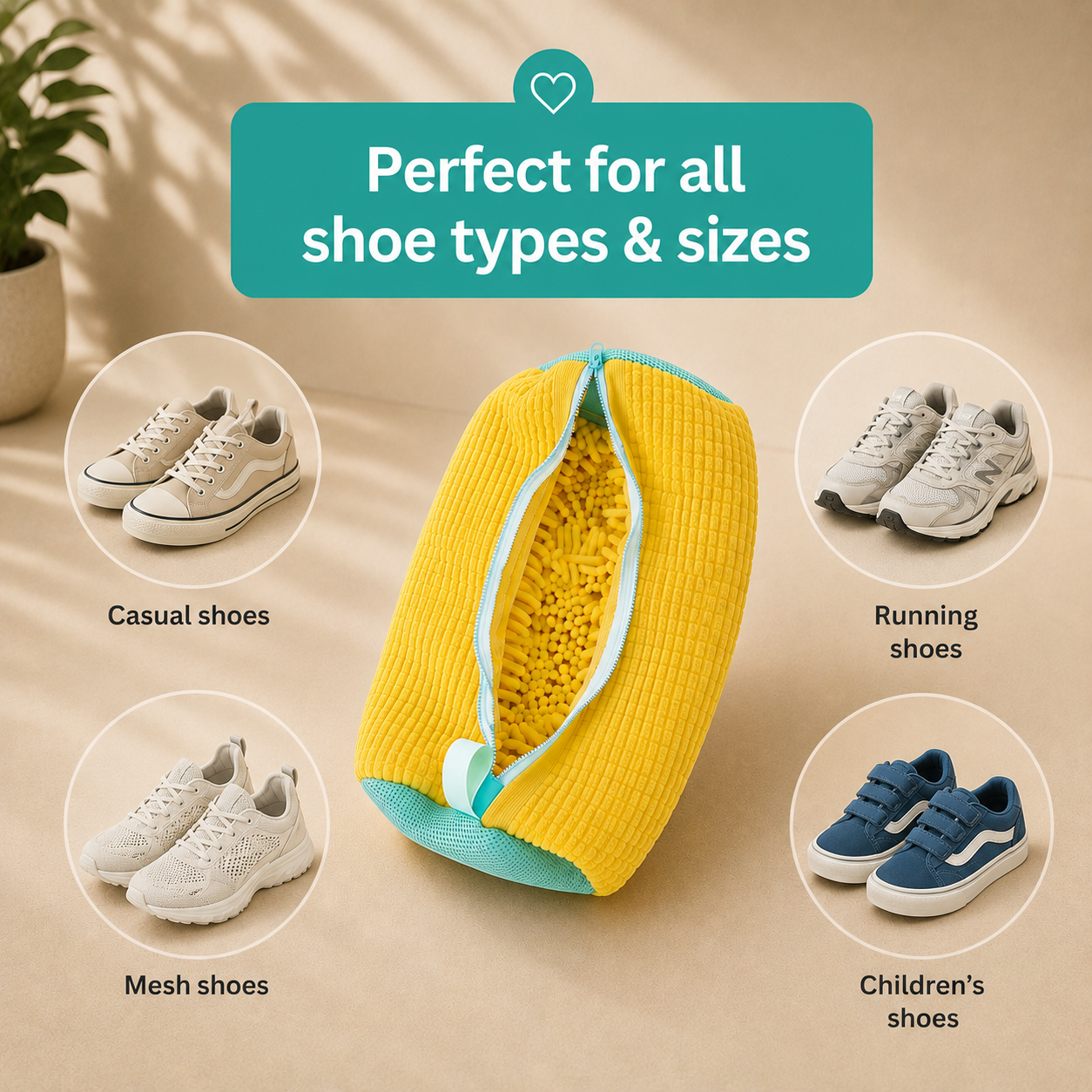 Sudly Shoe Wash Bag