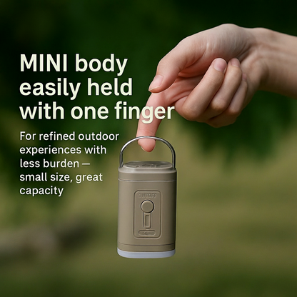 Mini Outdoor Electric Air Pump & Light