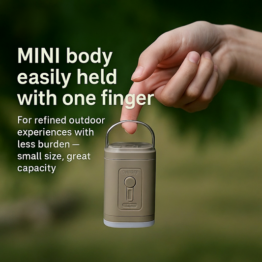 Mini Outdoor Electric Air Pump & Light