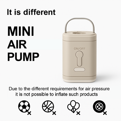 Mini Outdoor Electric Air Pump & Light