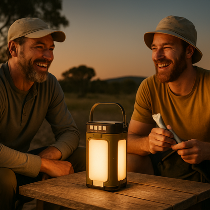 Multifunctional solar outdoor camping light