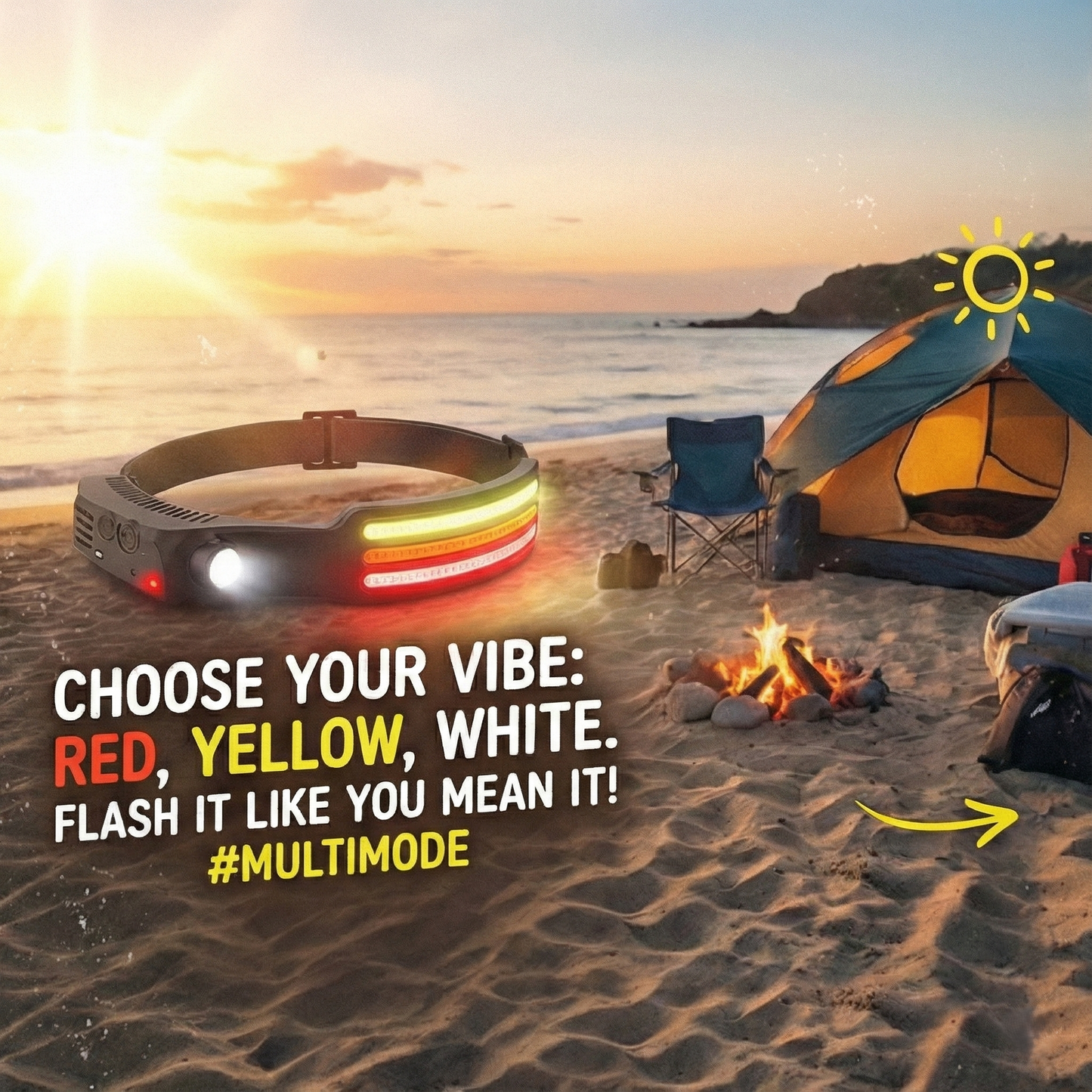 LED Headlamp The Midnight Ripper