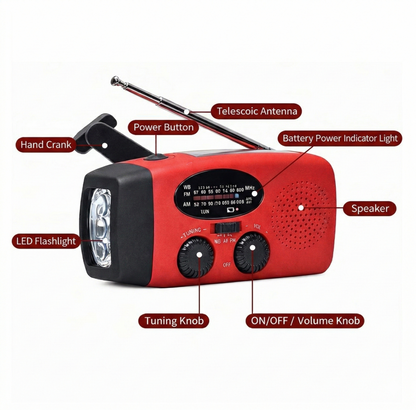 Emergency Connect Solar Radio