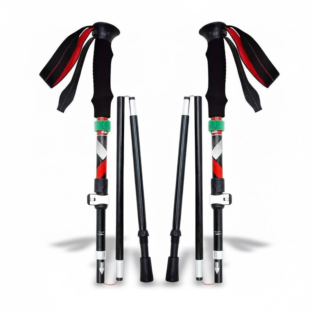 Lightweight Quick-Lock Trekking Poles (2 pieces)