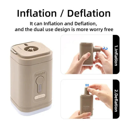Mini Outdoor Electric Air Pump & Light