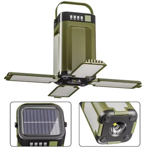 Multifunctional solar outdoor camping light