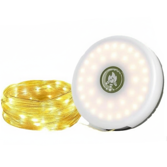 4-in-1 Camping Lamp Light String