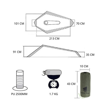 Piko Pod 1 person bivvy tent