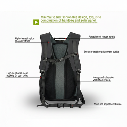 ECEEN solar backpack 35L