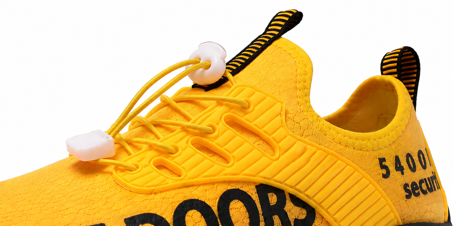 Quick-dry air-layer mesh upper and bungee toggle