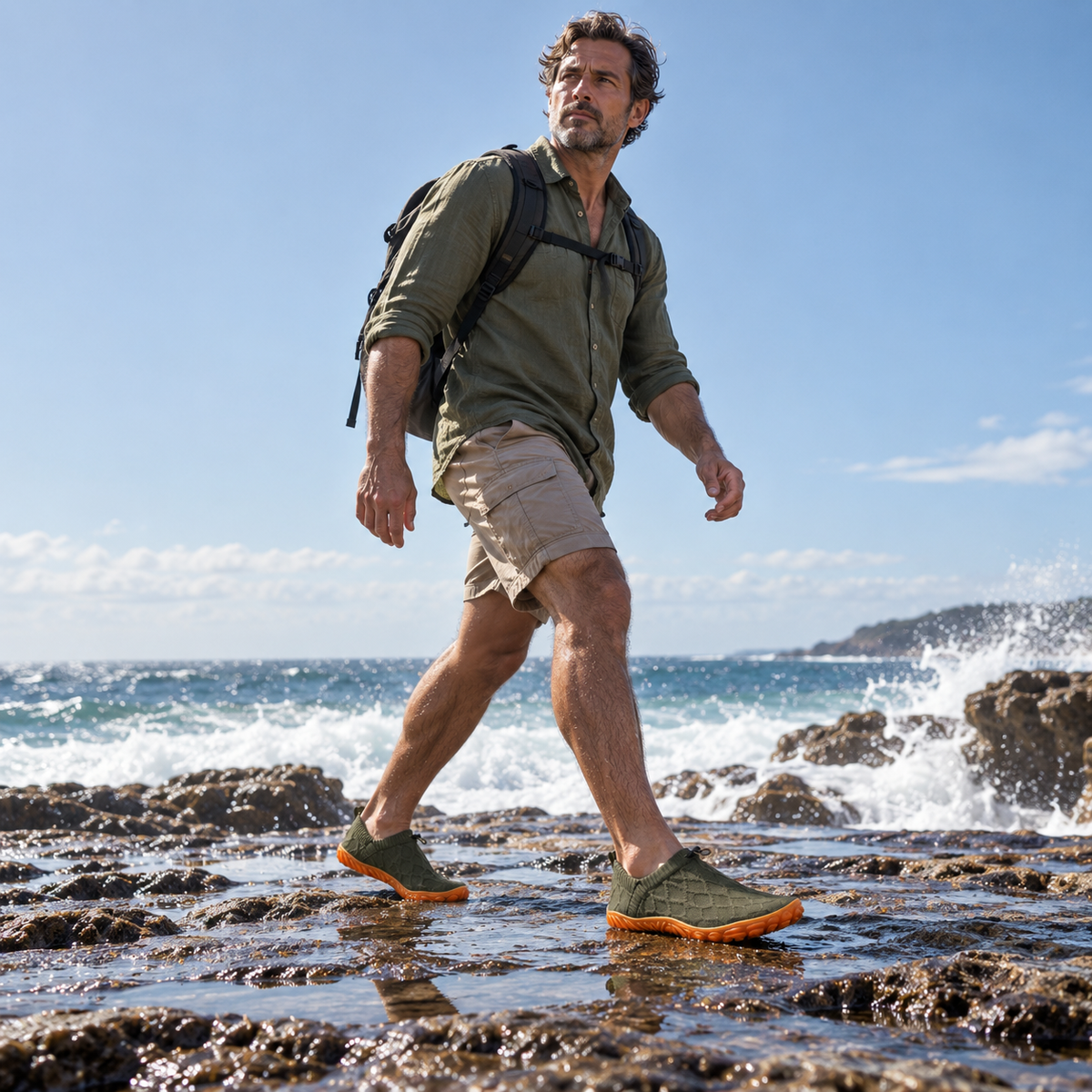 Folks Ground worn on the Australian coast