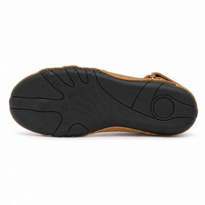 Verra Barefoot wavy stitched-rubber sole tread